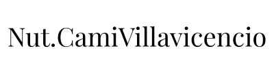 Logo de Nutricionista Funcional Cami Villavicencio especialista en recomposición corporal